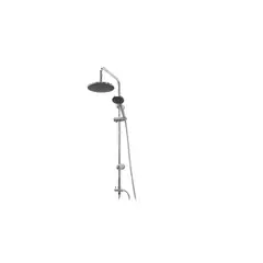 GENERICO - Columna De Ducha Grifo Plato Llave Modelo Acero Stretto