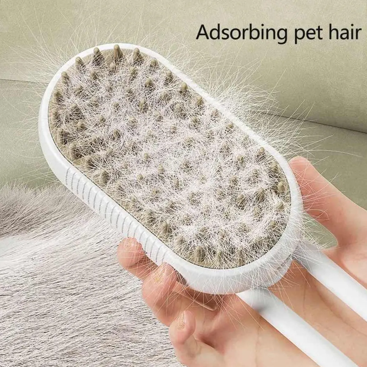 GENERICO - Cepillo A Vapor Automático Para Gatos Mascotas Ducha 3 En 1