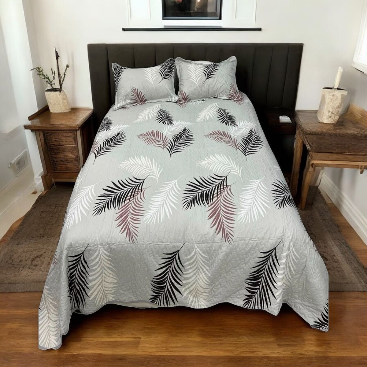 GENERICO - Cubrecama Tipo Quilt Luminoso 2 Plazas 01.