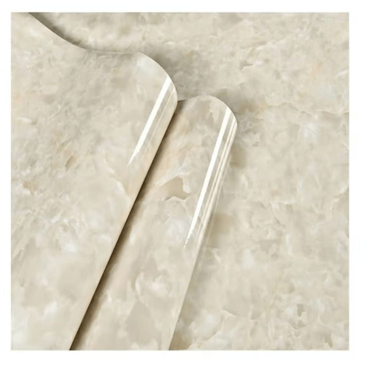 GENERICO - Papel Tapiz Adhesivo Mármol Impermeable Para Encimera Cajon 10m Beige