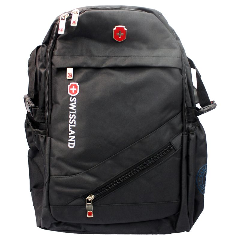 GENERICO - Mochila Multifuncional Impermeable Notebook Negro - SC