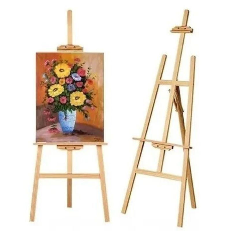 GENERICO - Atril Caballete de Madera 150cm Para Pintar
