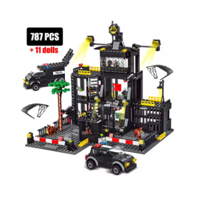 GENERICO - Bloques de Construcción Temática SWAT  para Niños 787