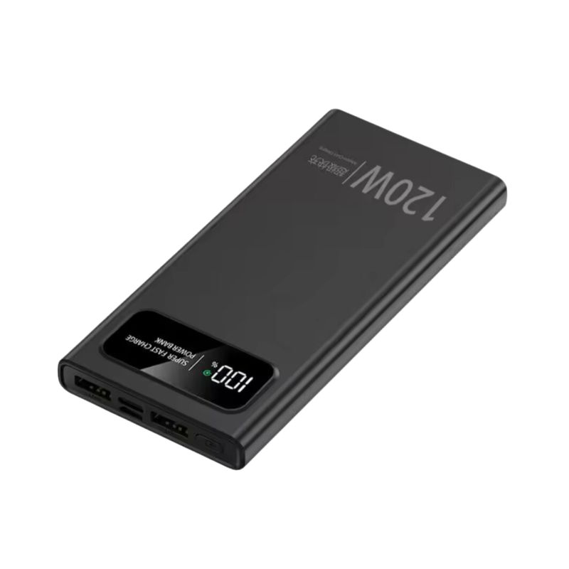 GENERICO - Bateria Externa 120W Carga Super Rápida Power Bank