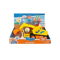 JAZWARES - Blippi Build - Figura y vehículo Excavador