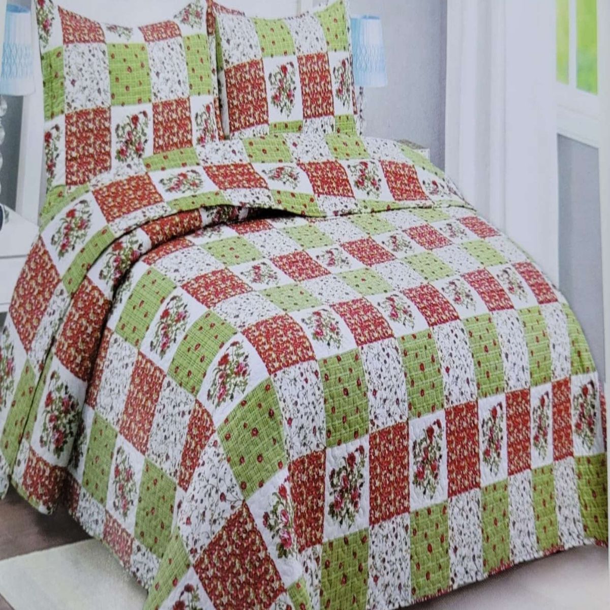 GENERICO - Cubrecama de verano king-superking material quilt.