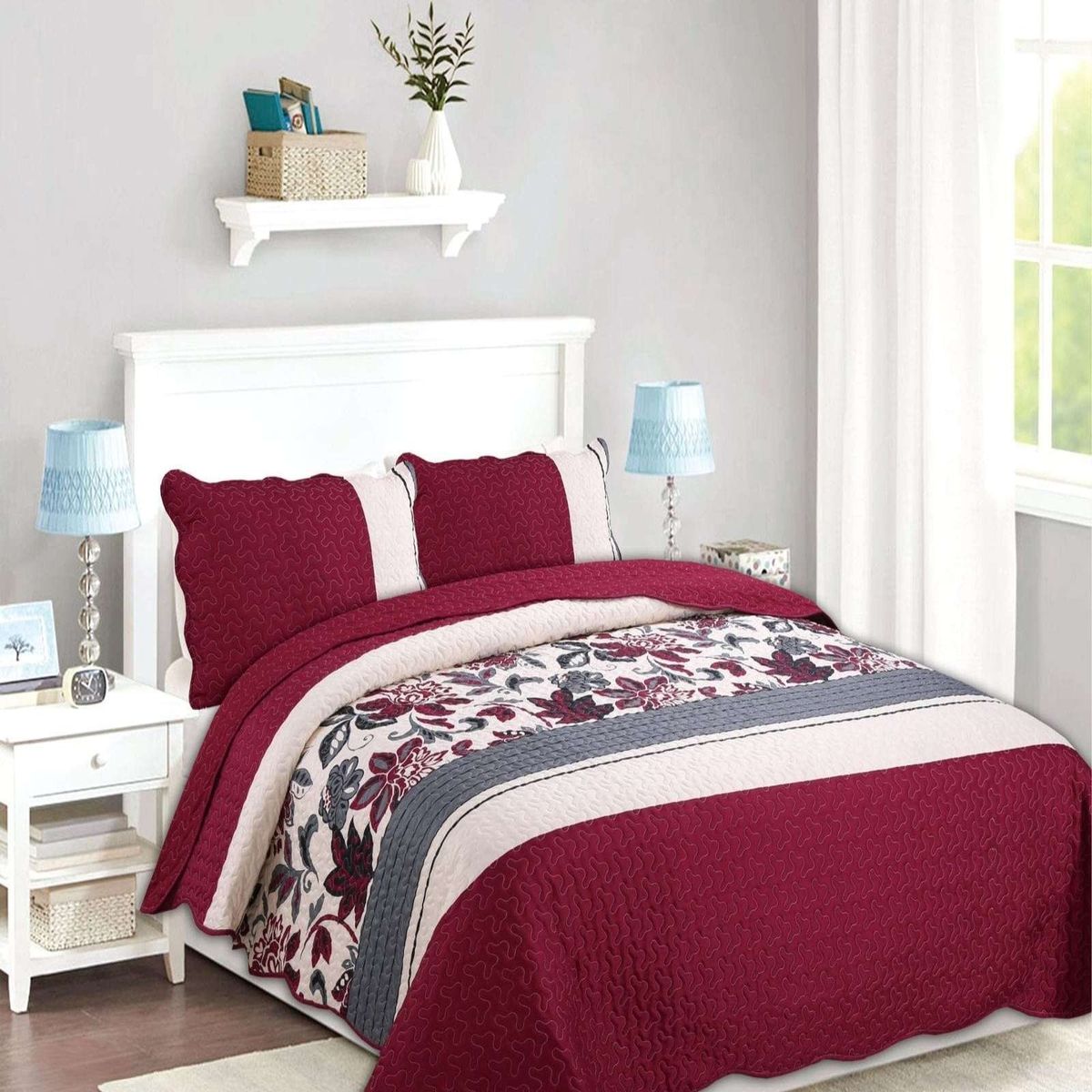 GENERICO - Cubrecama de verano king-superking material quilt