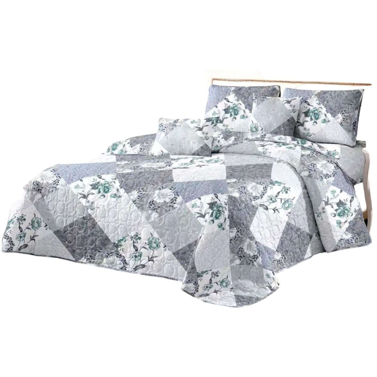 GENERICO - CUBRECAMA QUILT PRIMAVERA VERANO PLAZA Y MEDIA Y21.