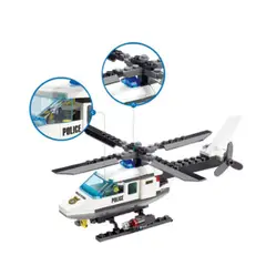 GENERICO - Bloques de Construcción de Helicóptero de la Policíaes