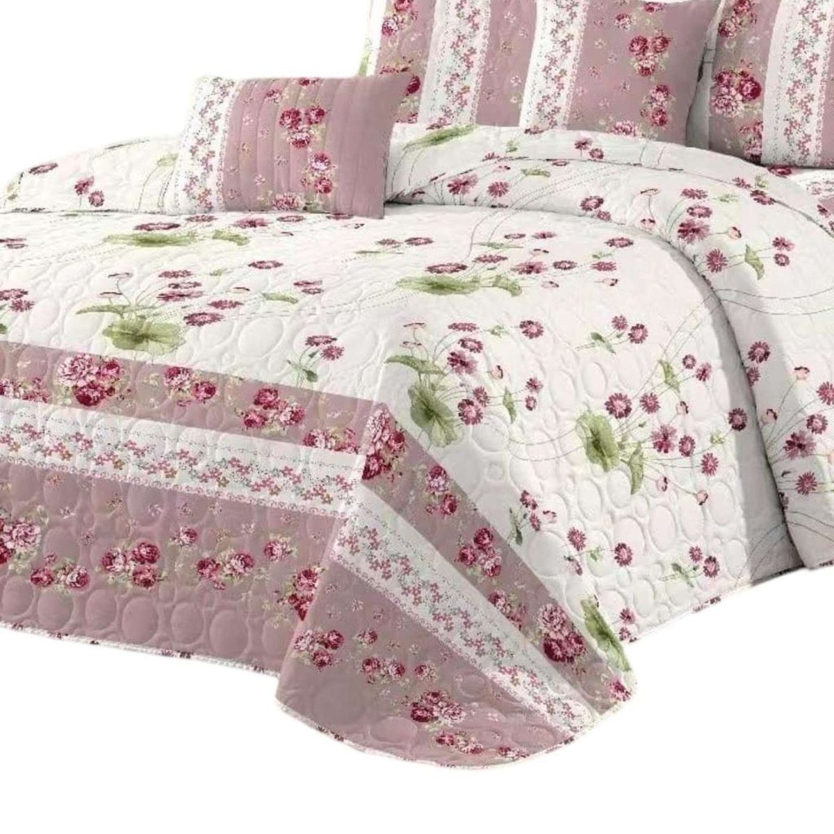 GENERICO - CUBRECAMA QUILT DE VERANO KING SUPER KING KV4.