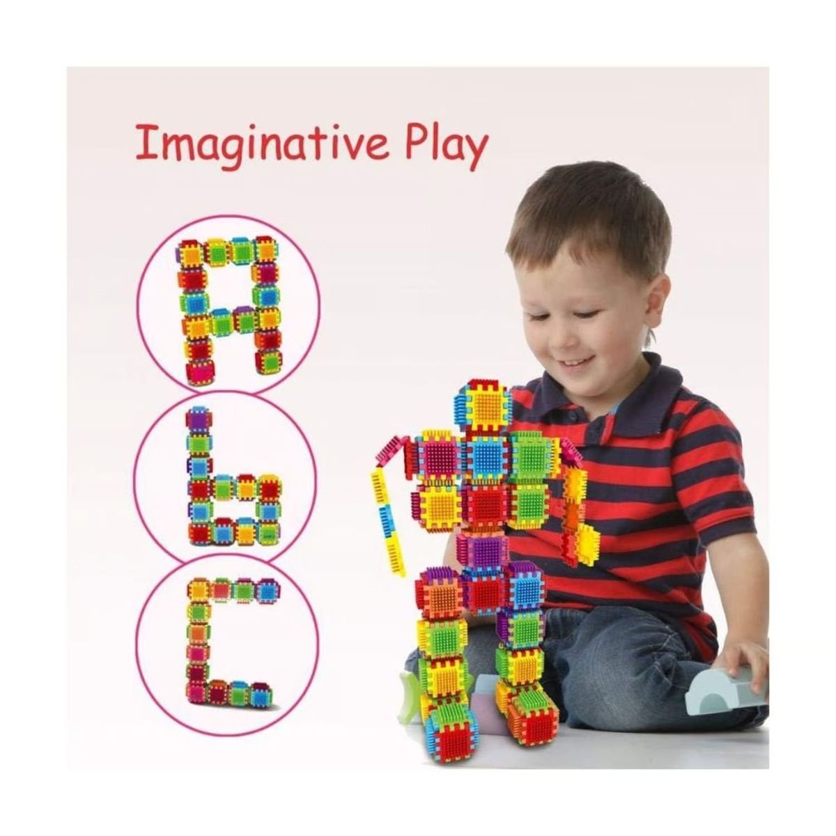 GENERICO - Juego De Bloques Apilables 24pcs Construcción Infantil