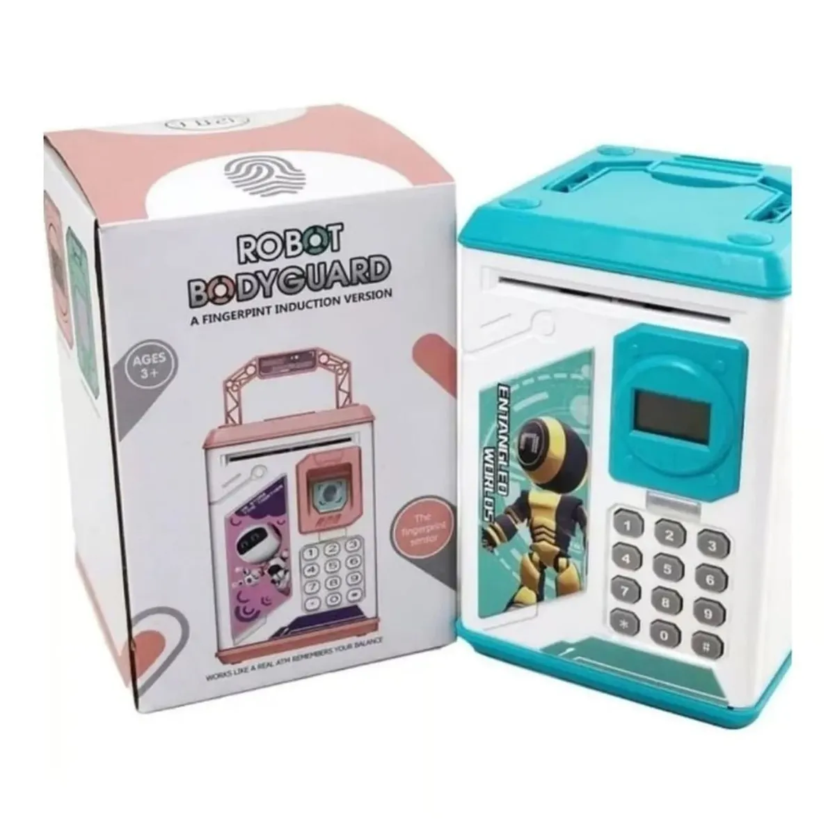 GENERICO - Alcancía Electrónica De Ahorro Clave Y Reloj Para Niños