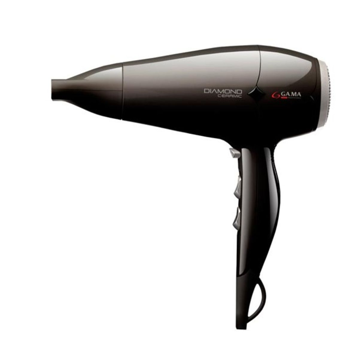 GAMA - SECADOR DE CABELLO DIAMOND CERAMIC STD 220 GAMA NEGRO
