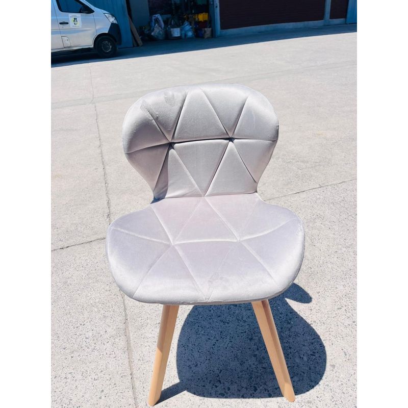 GENERICO - PACK 6 SILLAS RADAR VELVET GRIS