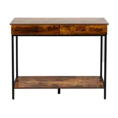 PANDALINO - Arrimo Betania 2 Cajones - Madera Natural - Diseño Compacto