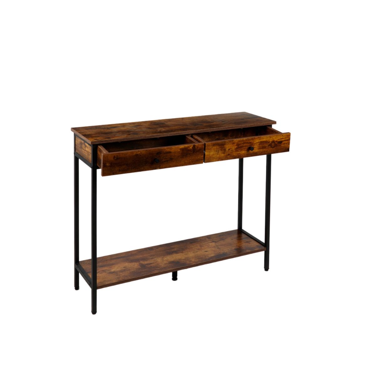 PANDALINO - Arrimo Betania 2 Cajones - Madera Natural - Diseño Compacto