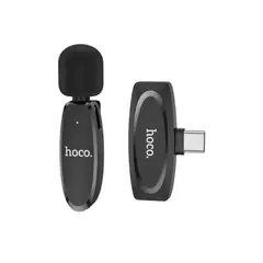 HOCO - Micrófono Inalámbrico Externo Tipo C Negro