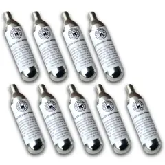 GOSCHOP - Pack 9 cartuchos de CO2 grado Alimenticio