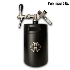 GOSCHOP - Dispensador pack inicial NEGRO 5 litros