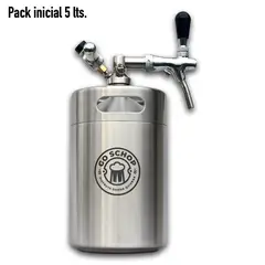 GOSCHOP - Dispensador pack inicial PLATA 5 litros