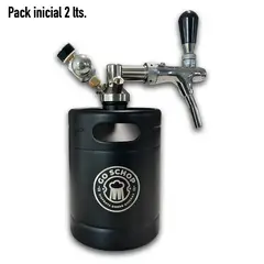 GOSCHOP - Dispensador pack inicial negro 2 litros