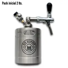 GOSCHOP - Dispensador pack inicial plata 2 litros