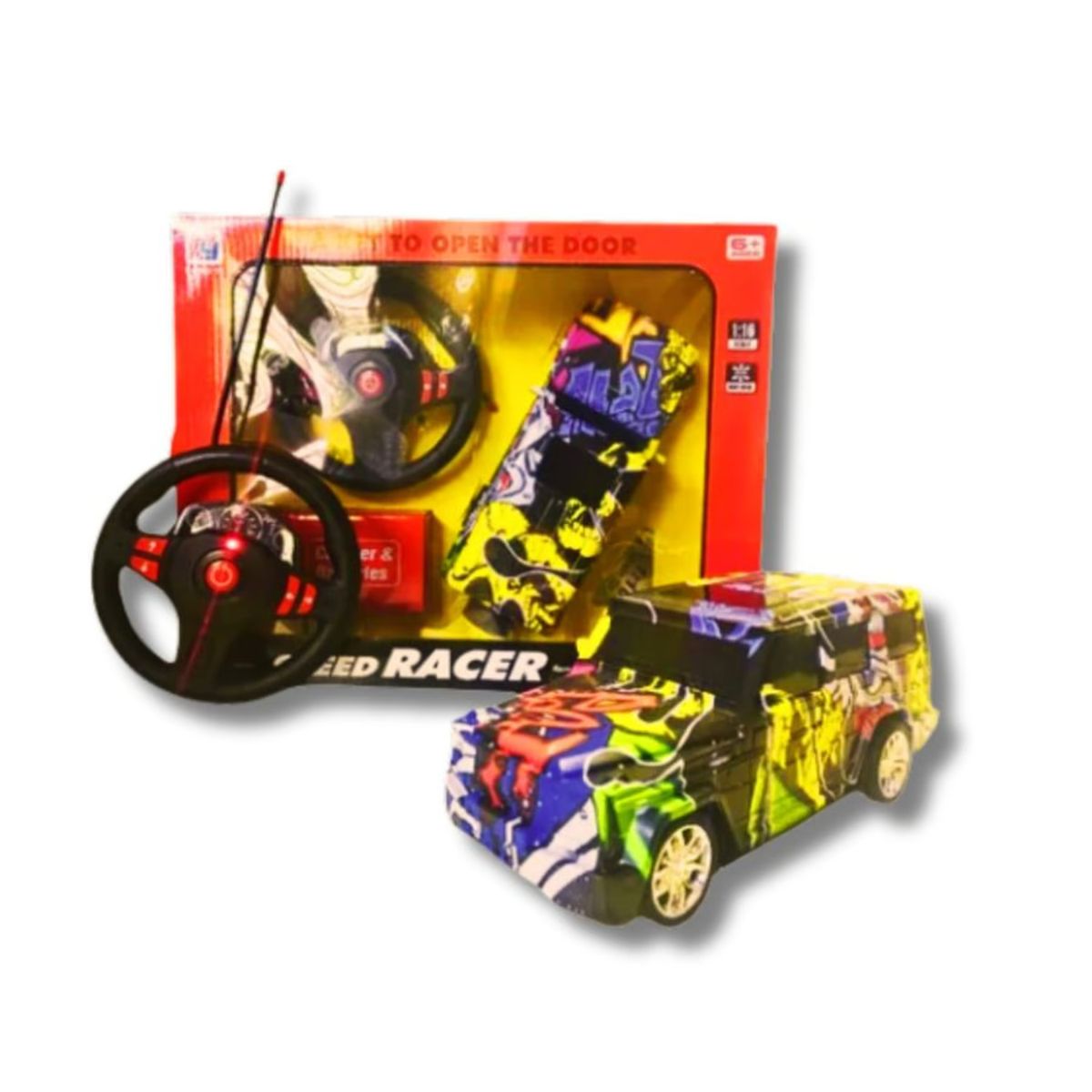 GENERICO - Auto De Juguete Control Remoto Speed Racer Infantil