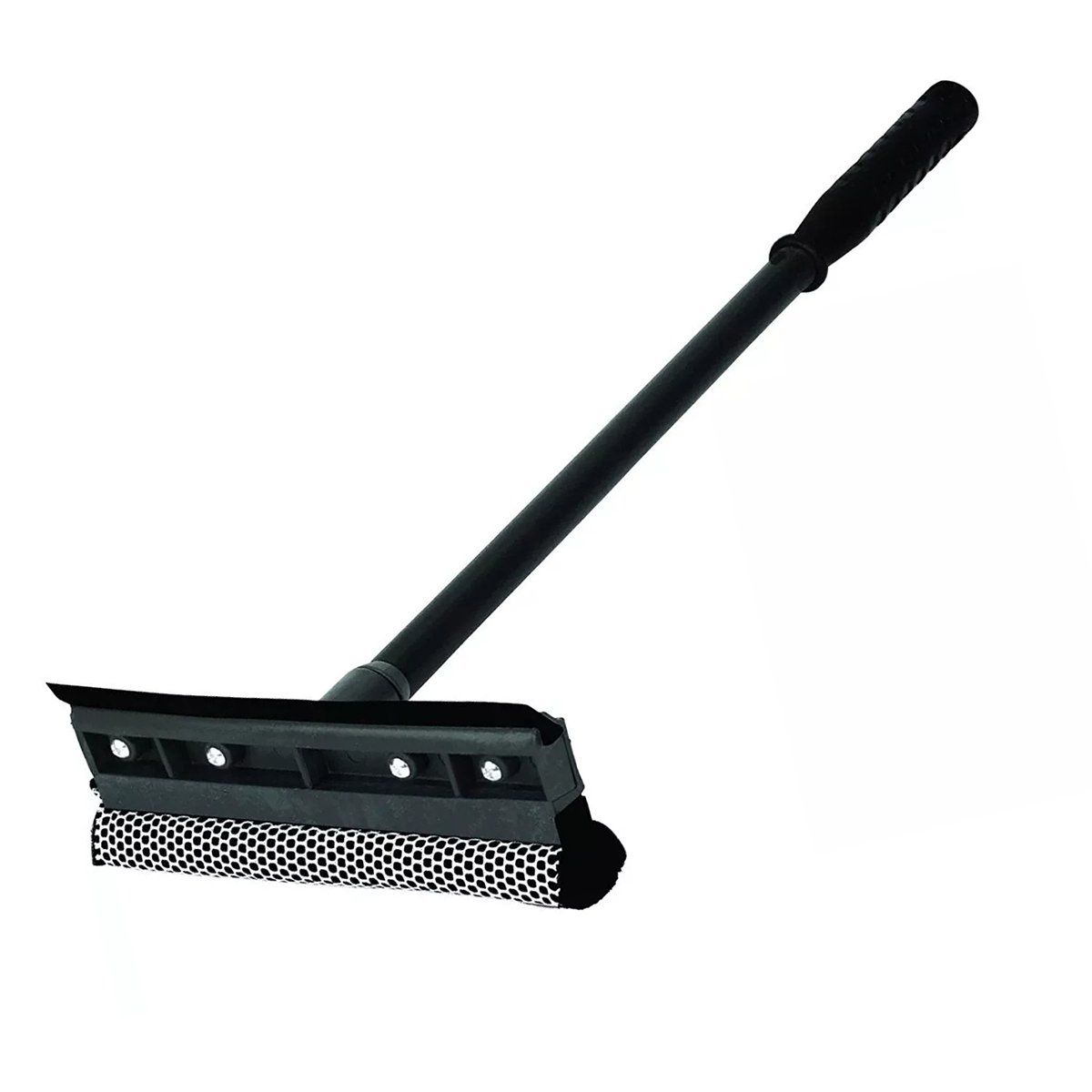 BELKRA - Limpiador Vidrios Ventanas Auto Hogar Con Estropajo Y Malla