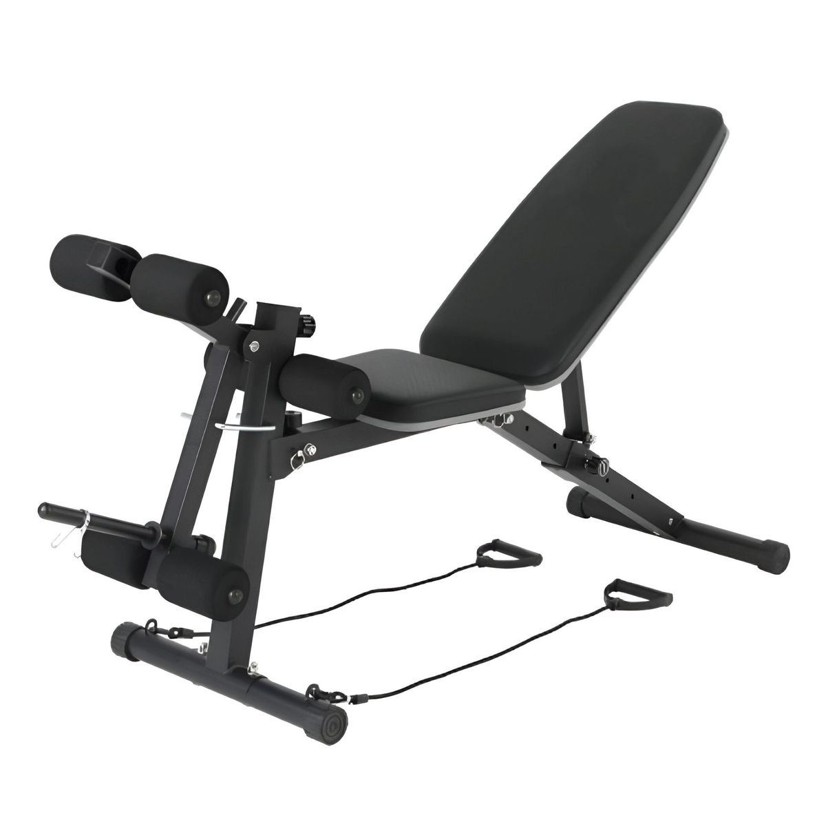 GENERICO - Banca multifuncional ajustable Pecho Piernas Brazos y ABS