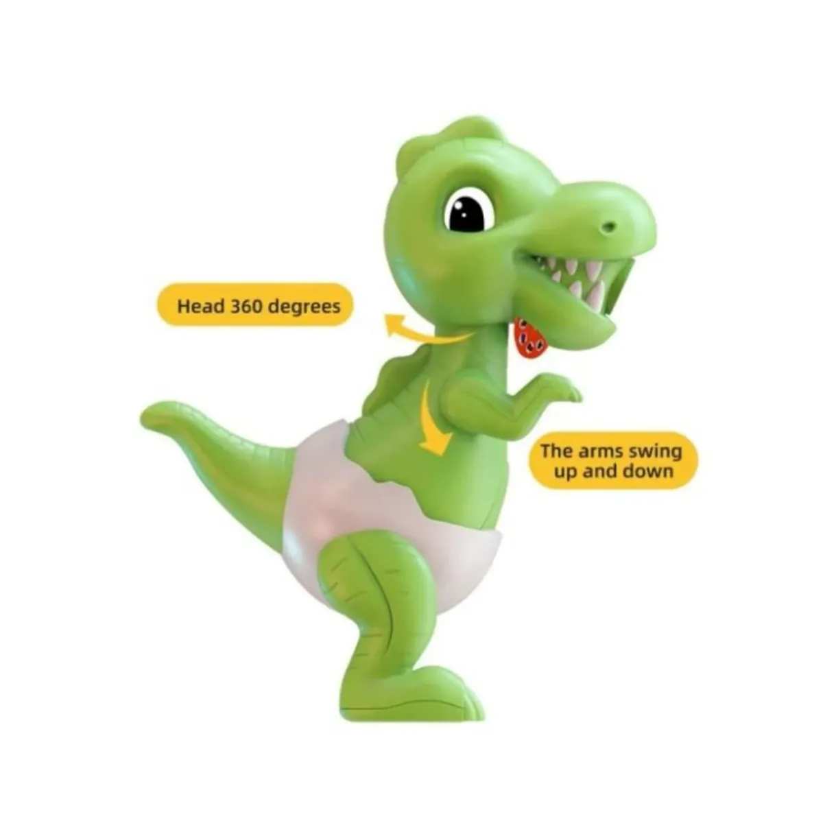 GENERICO - Juguete De Pintura De Proyección Dinosaurio Verde