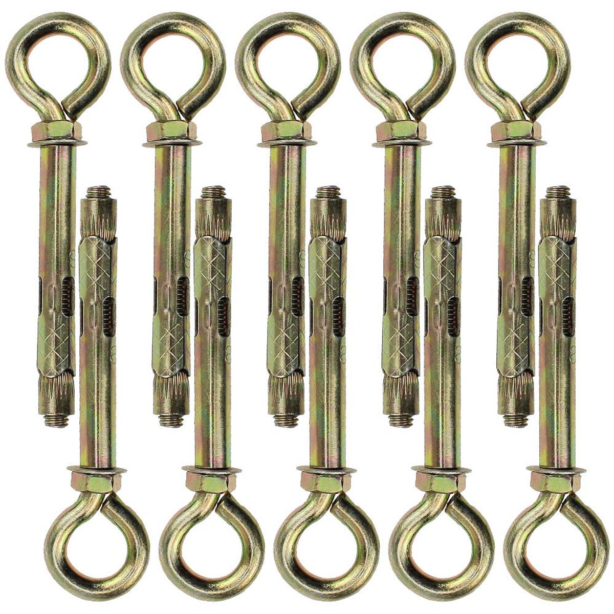 KUANGYE - Cáncamo métrico cerrado #10 60 mm. Pack De 10 Un