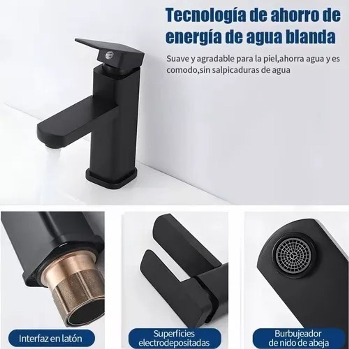 TNAKIEX - Grifo Baño Llave Monomando Fregadero Mezcladora Inoxidable