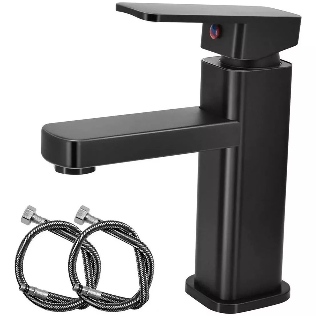 TNAKIEX - Grifo Baño Llave Monomando Fregadero Mezcladora Inoxidable