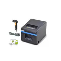 GENERICO - Impresora Pos Termica 80mm Usblector Codigo De Barra Laser