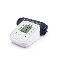 GENERICO - Toma Presion Digital Brazo Con Tensiometro Usa Pilas Usb White