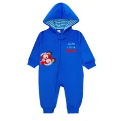 TEDMIMAK - Enterito Bebe Niño Pijama Plush Azul