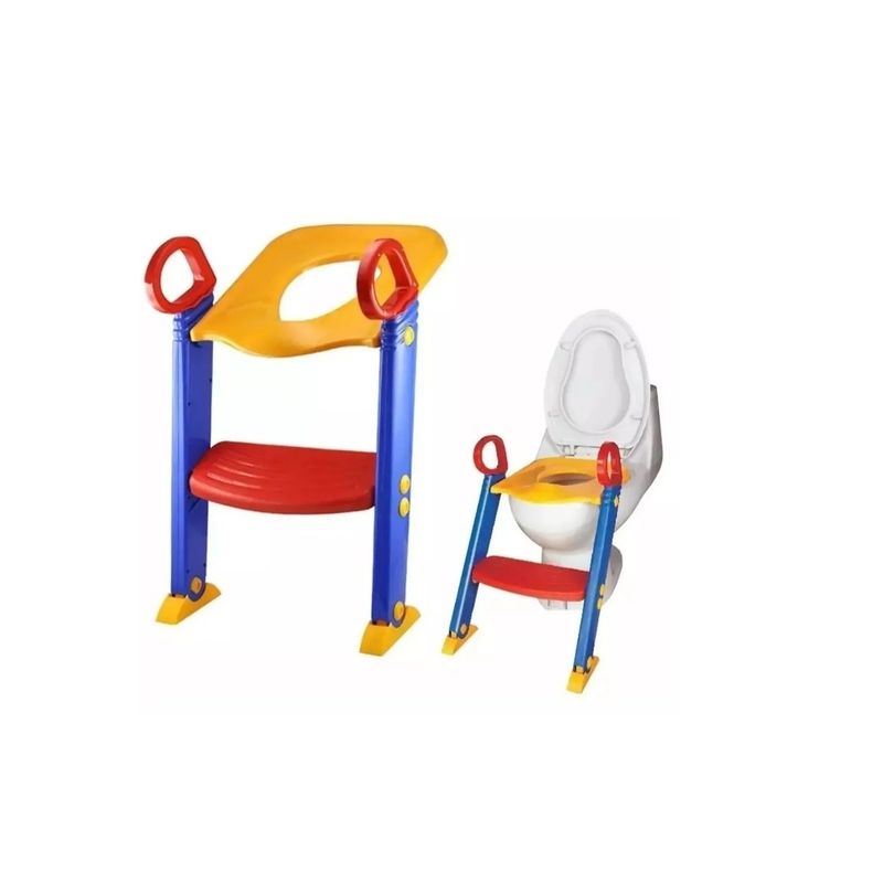 GENERICO - Asiento Adaptador Escalera Inodoro Wc Para Niños Premium Pro