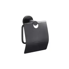 GENERICO - Porta Confort Papel Higienico Aluminio Con Tornillos Negro