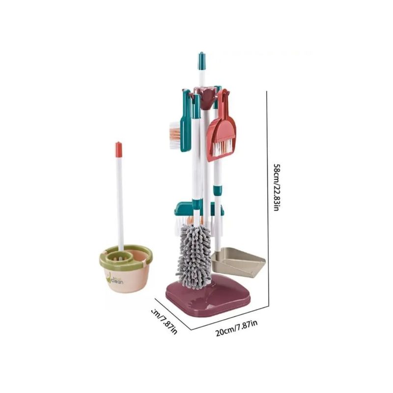 GENERICO - Set Aseo Juguete Didáctico Limpieza 18pcs