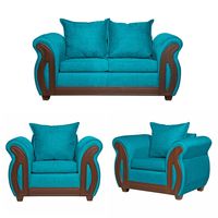 JUEGO DE LIVING 2-1-1 ISIDORA TURQUESA