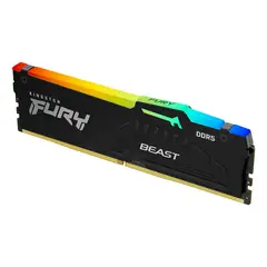 KINGSTON - Memoria RAM FURY Beast RGB 16GB DDR5-5600 Negro - Negro