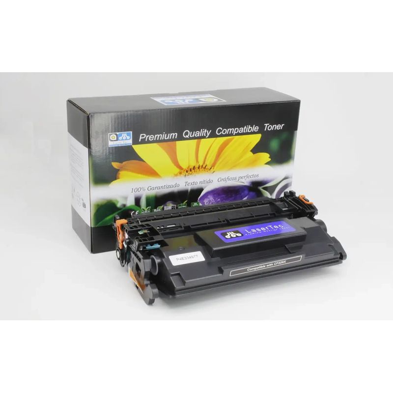 LASERTEC - Toner LaserTec CF226X 26X 9000 pags para HP M400 M402 M426