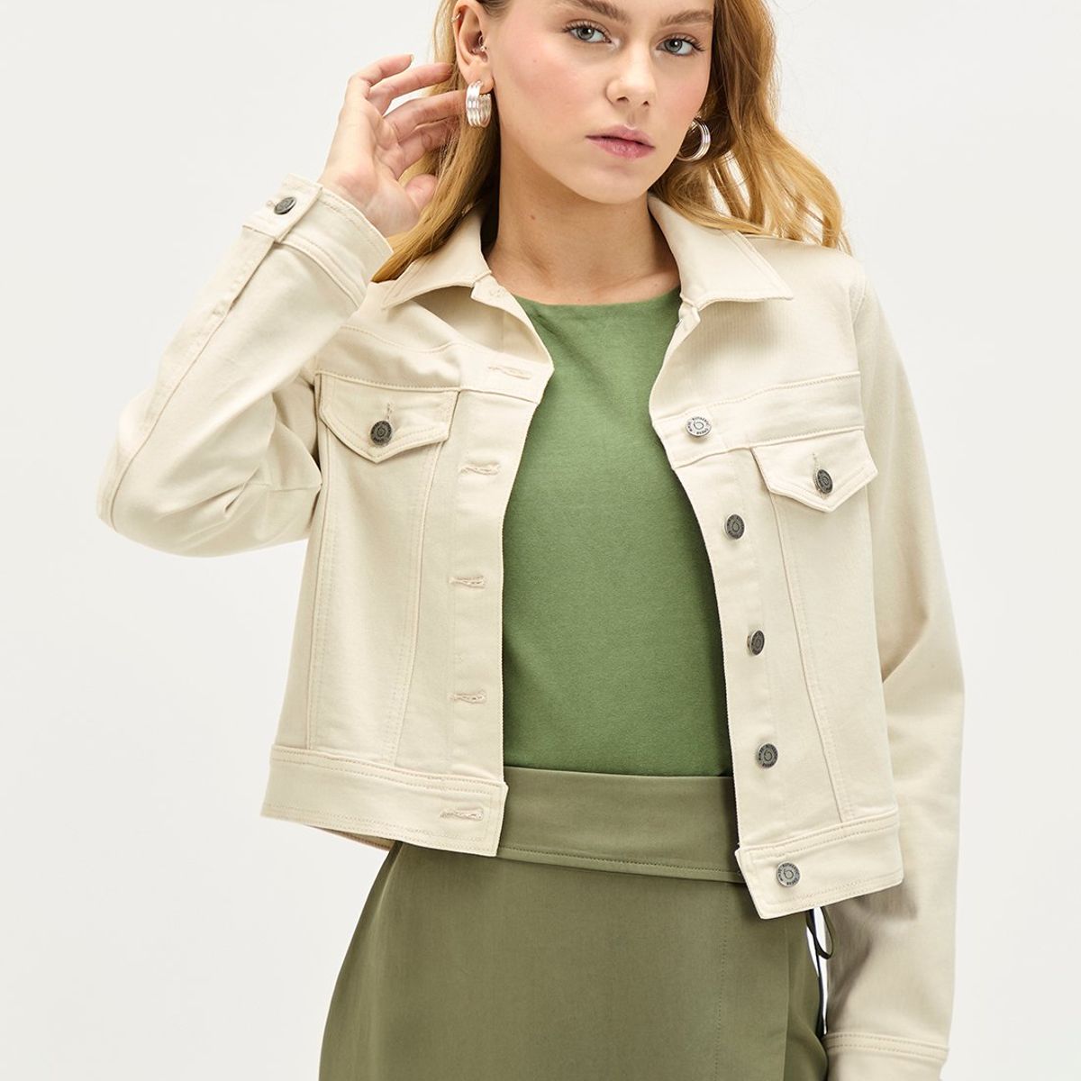 IO - Chaqueta Crudo Mujer Io