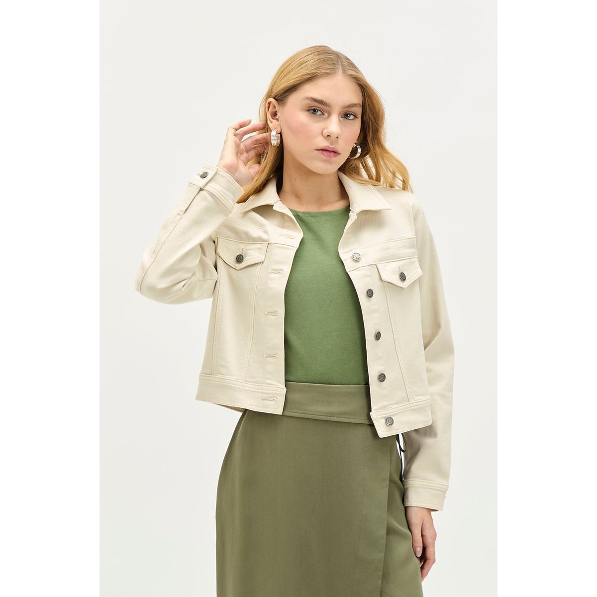 IO - Chaqueta Crudo Mujer Io