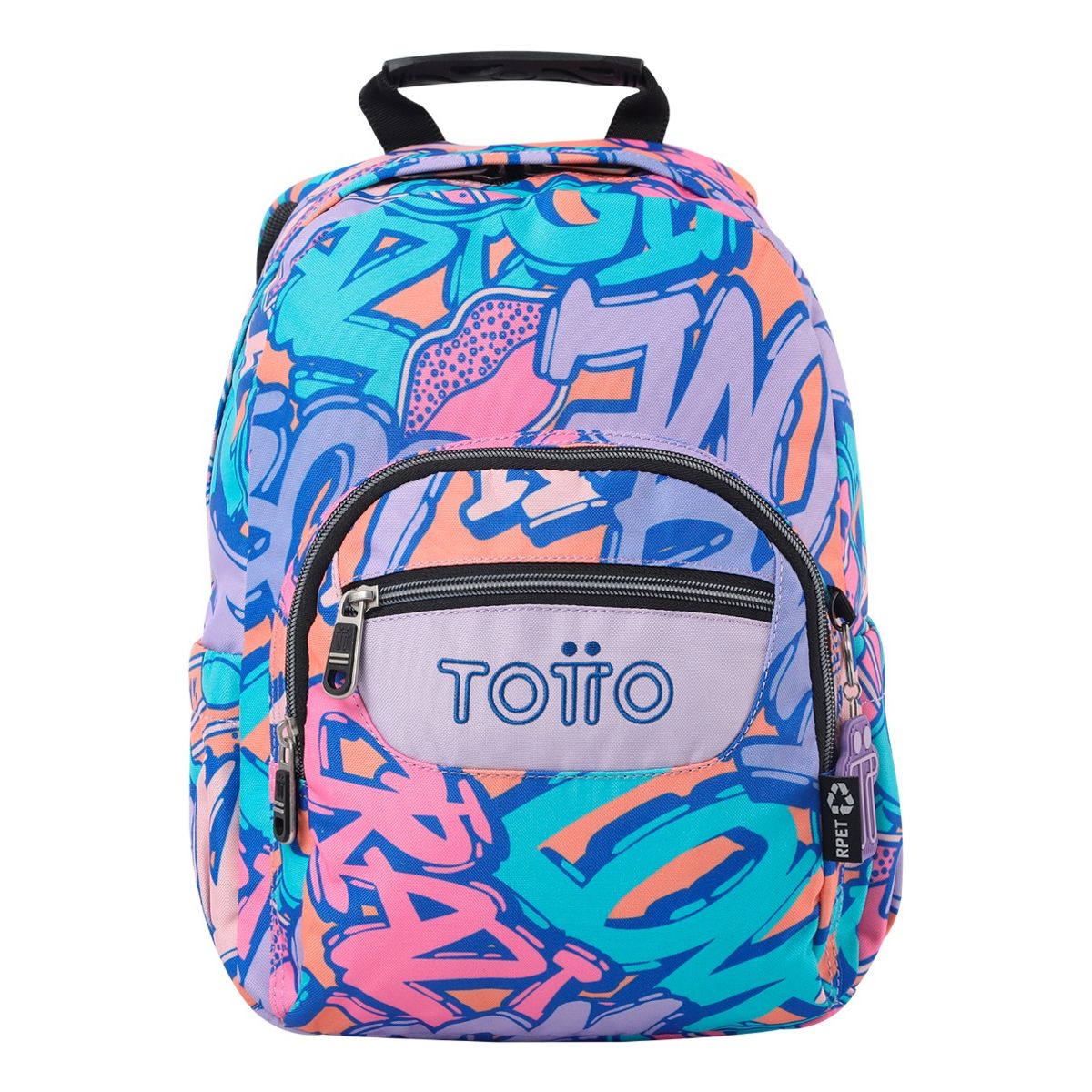 TOTTO - Totto Mochila Notebook Escolar Niña Impermeable Eco003