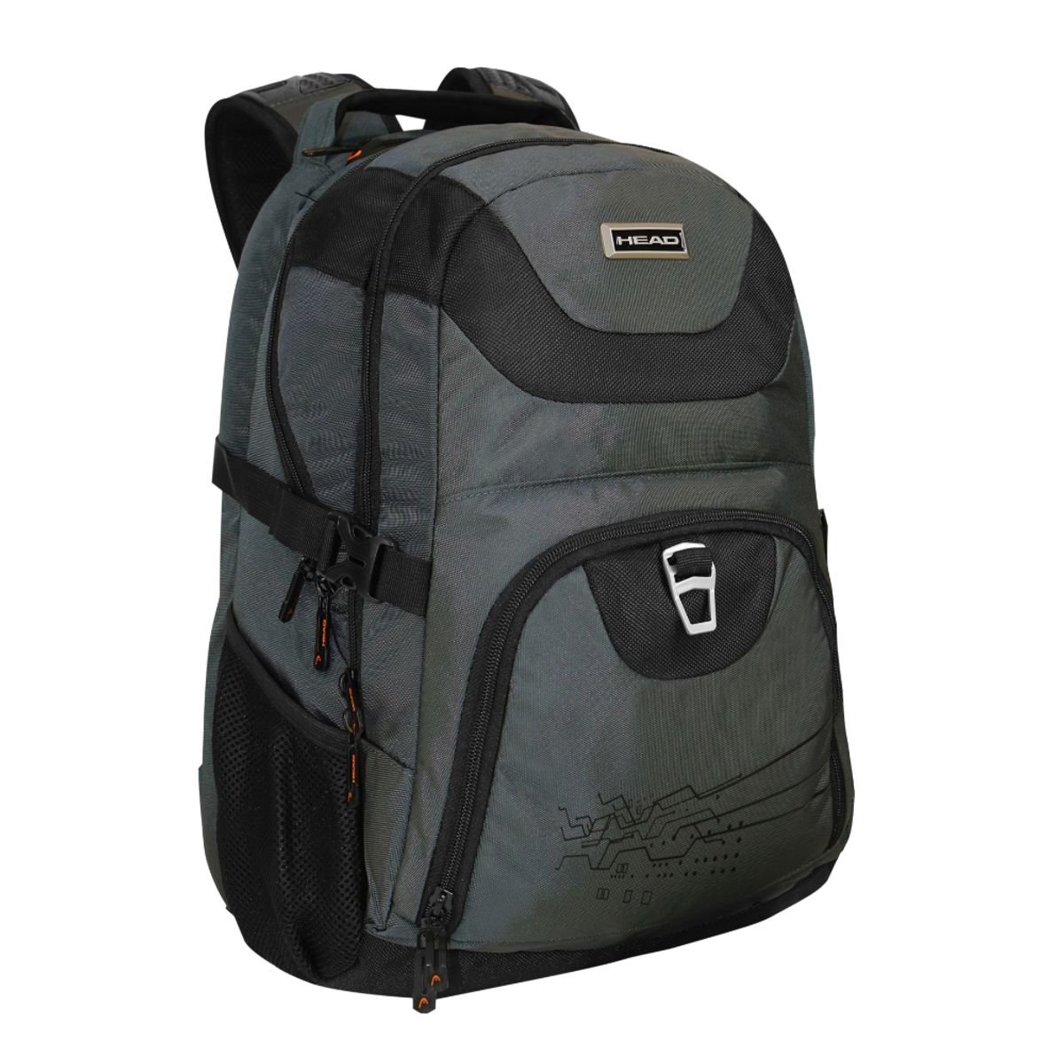HEAD - Mochila Q7 Porta Notebook 40L New Gris Head