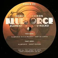GENERICO - Klubforce Sweet Enough Keep On Jumping Vinilo VG+