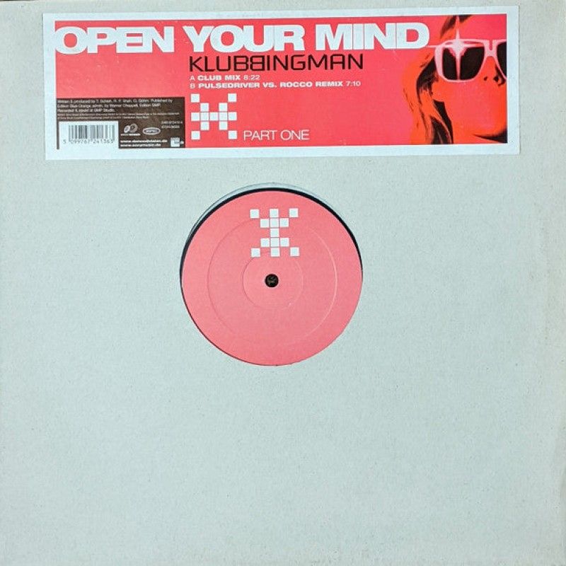 GENERICO - Klubbingman  Open Your Mind Vinilo usado VG+