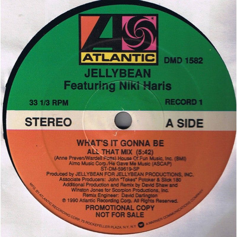 GENERICO - Jellybean  Whats It Gonna Be Vinilo usado VG+