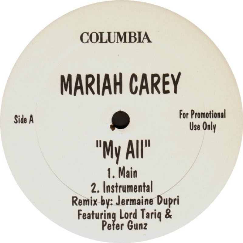 GENERICO - Mariah Carey  My All Vinilo usado VG+